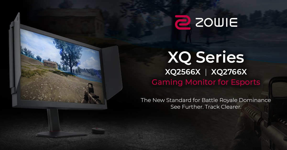 Next-Level Battle Royale: ZOWIE Launches XQ Series,  Redefining Esports Monitor Standards